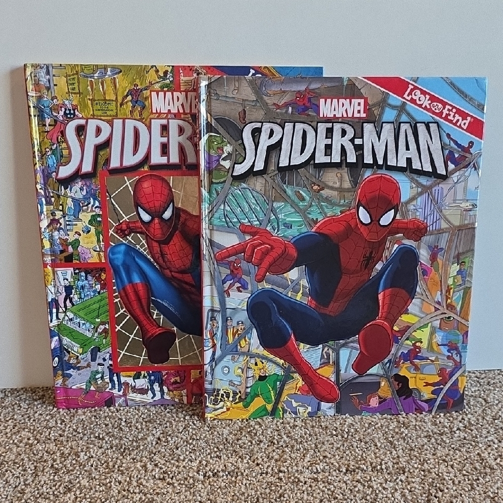Marvel Spider-Man Look and Find Adventure Books - Hardcover